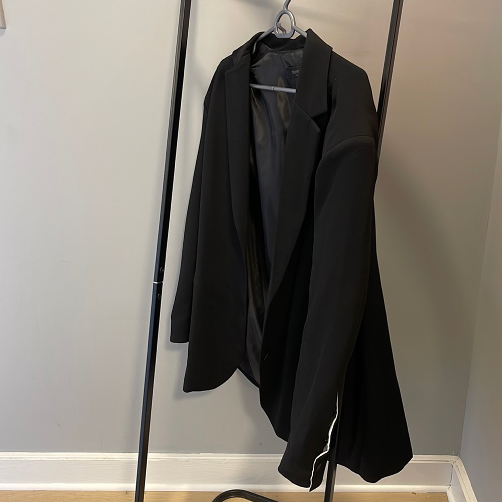 Oversized boyfriend blazer